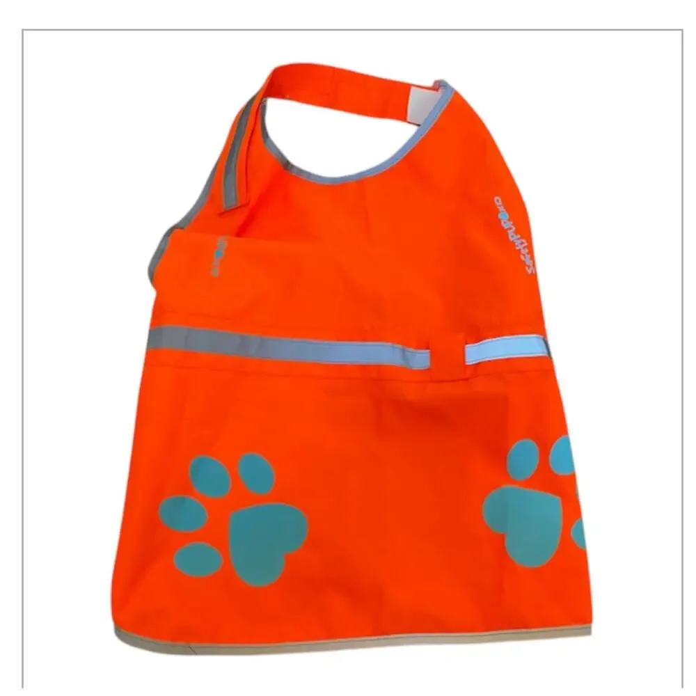 SafetyPUP XD Dog Safety Vest Reflective Large 61-100lb Blaze Orange HiVi Coat